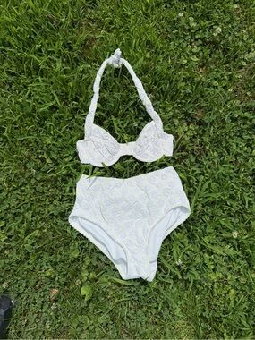 kate spade White Eyelet Bikini